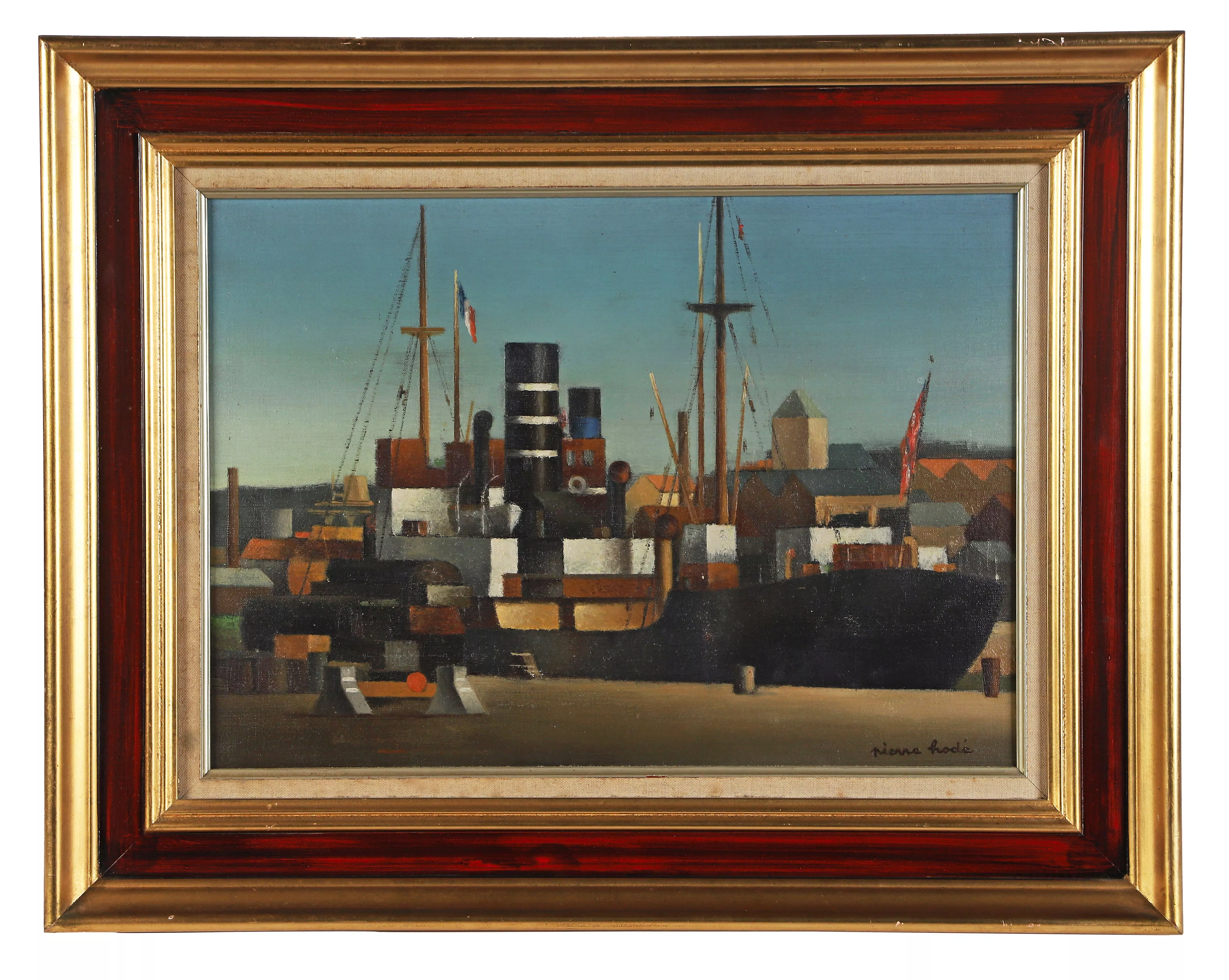 Pierre Hod&eacute;, huile sur toile