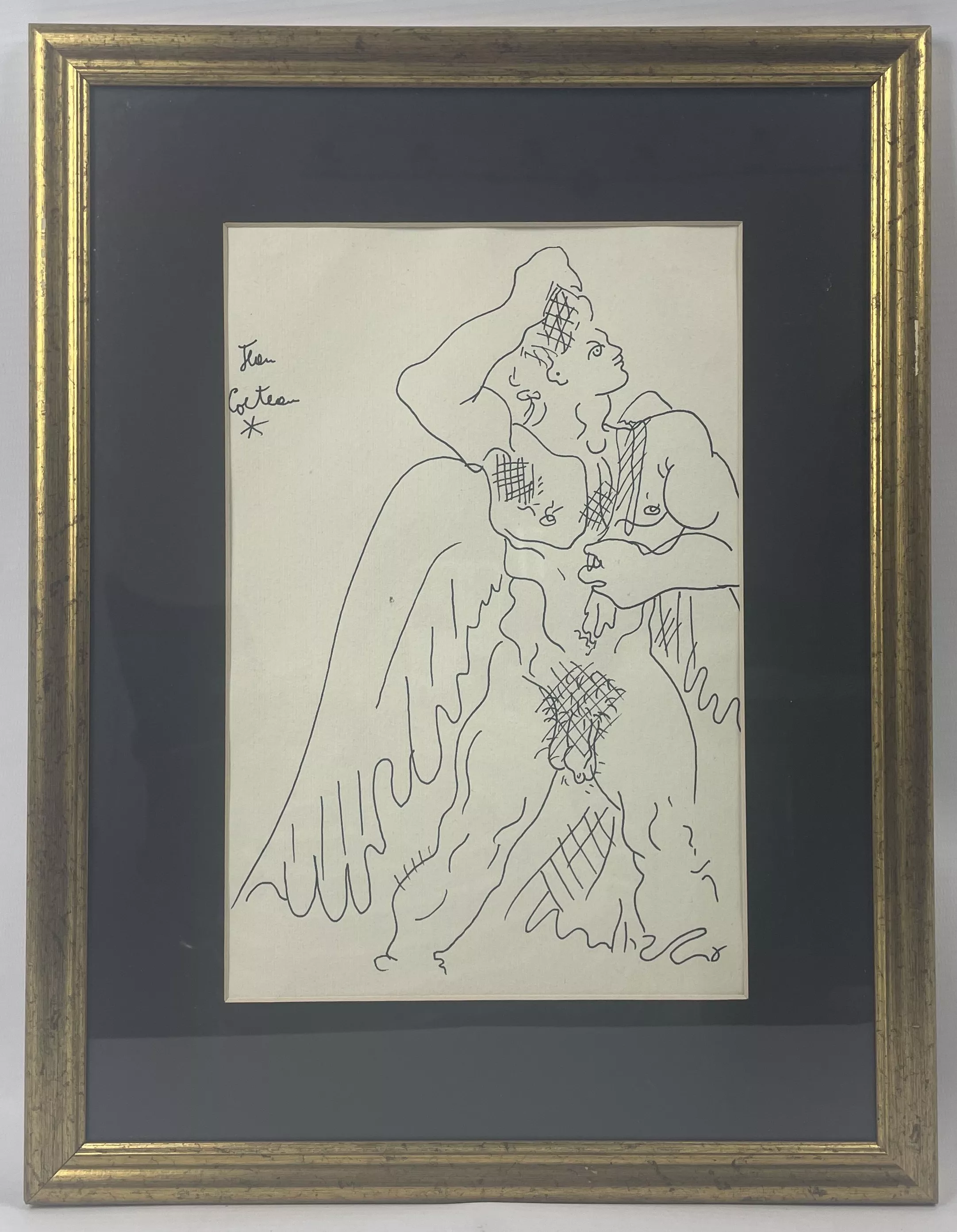 Cocteau, encre sur papier