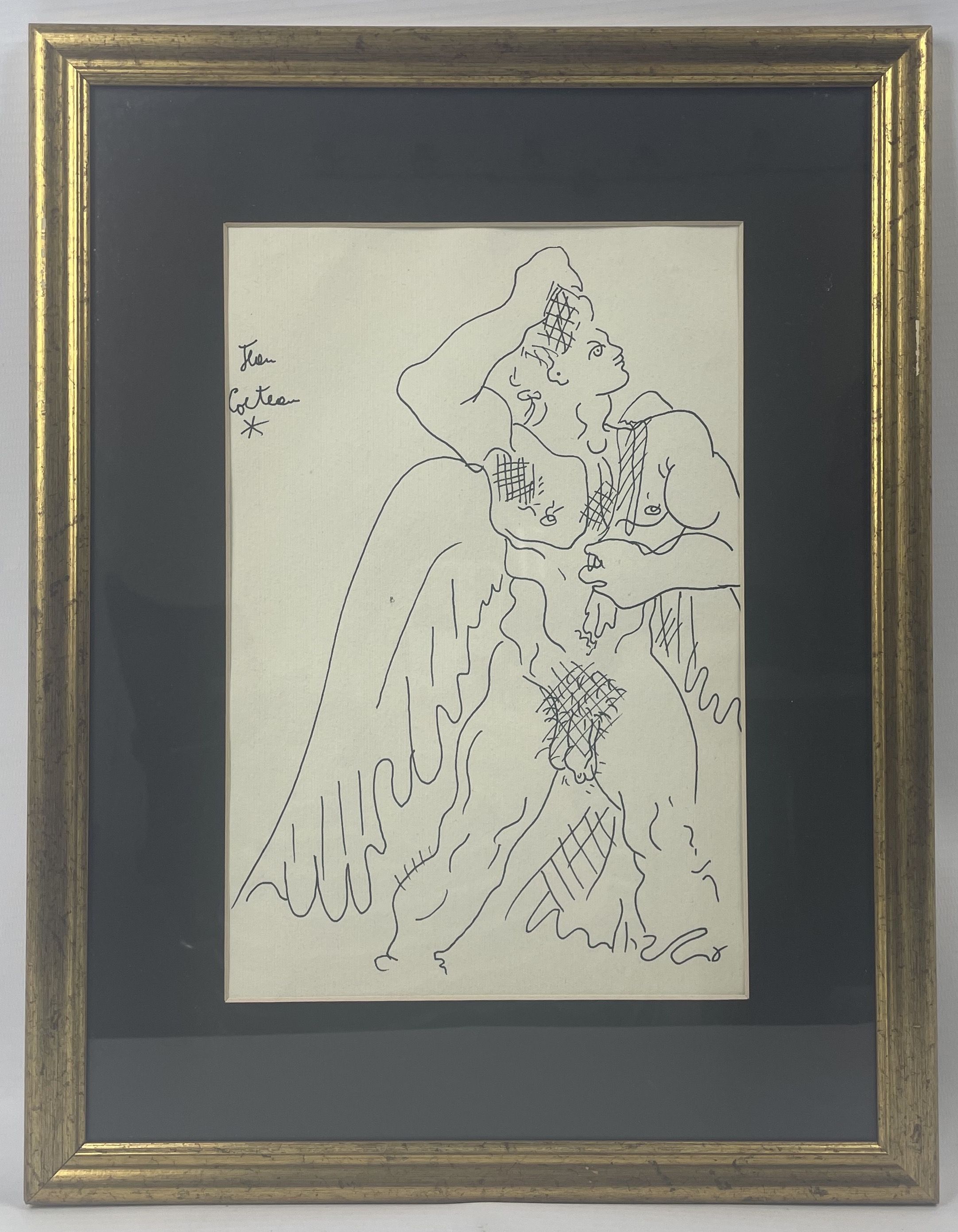 Cocteau, encre sur papier