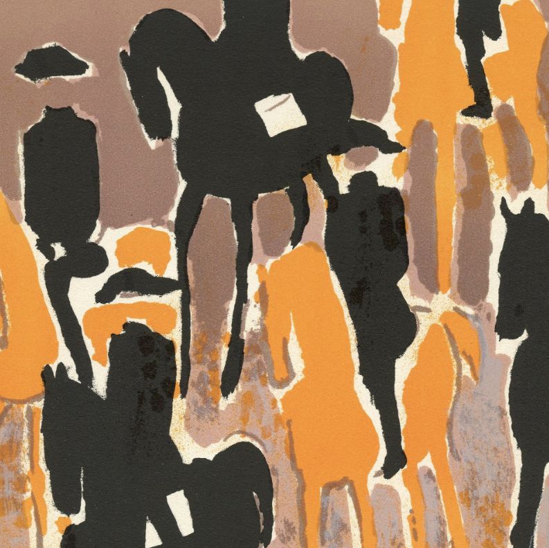 André Brasilier, lithographie