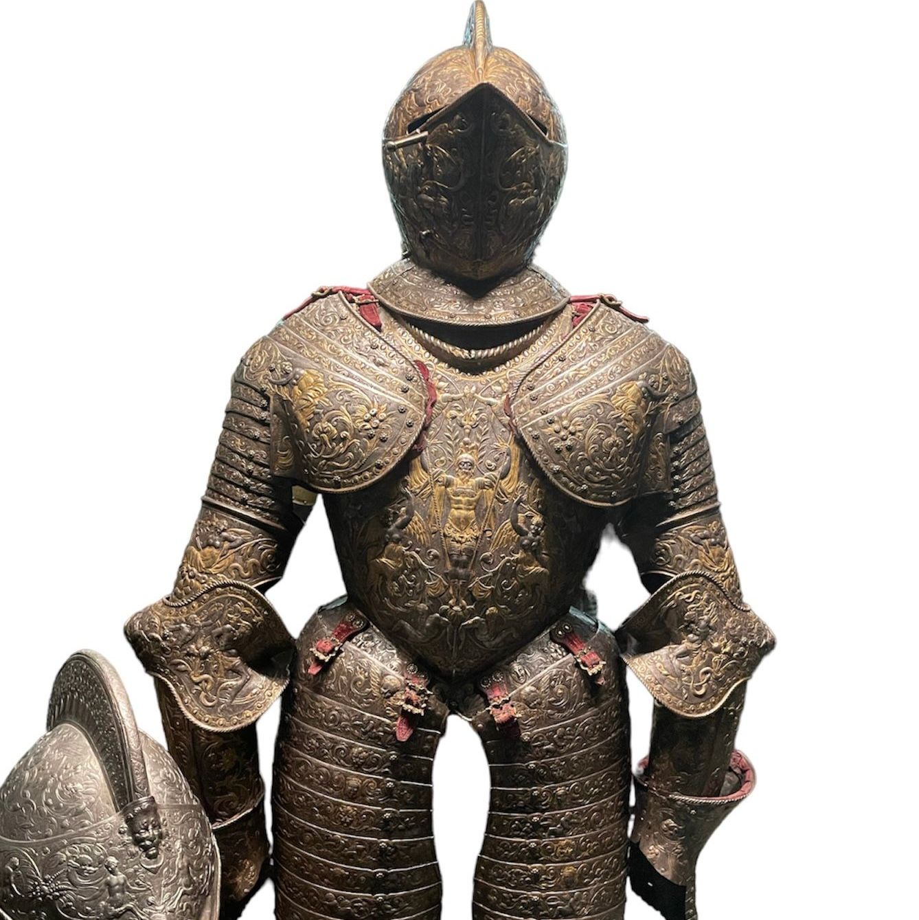 Armure à Mars et à la Victoire, gravure sur acier