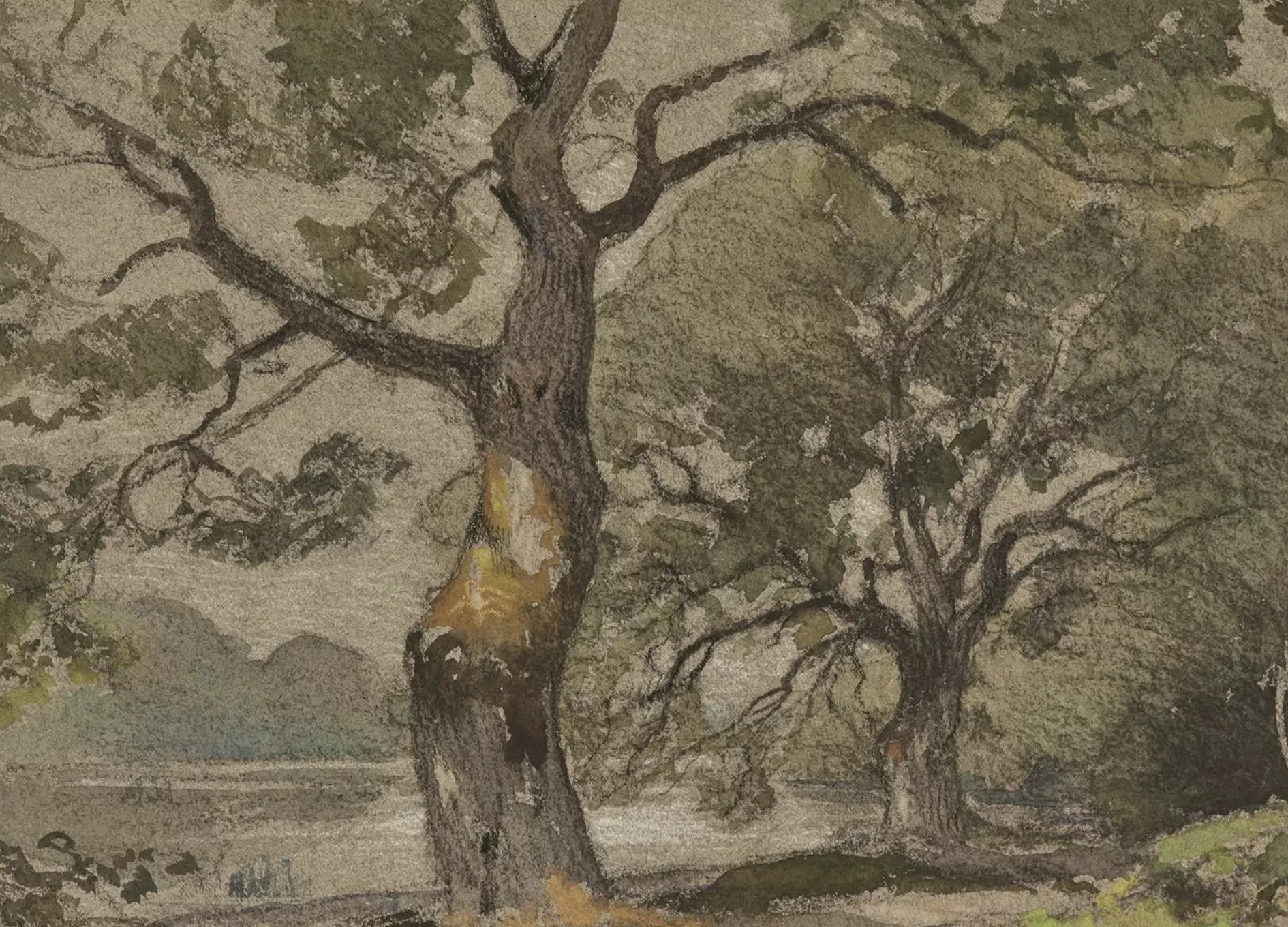 Henri Zuber, aquarelle et pastel