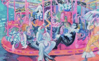 Boris Grigoriev, huile sur toile