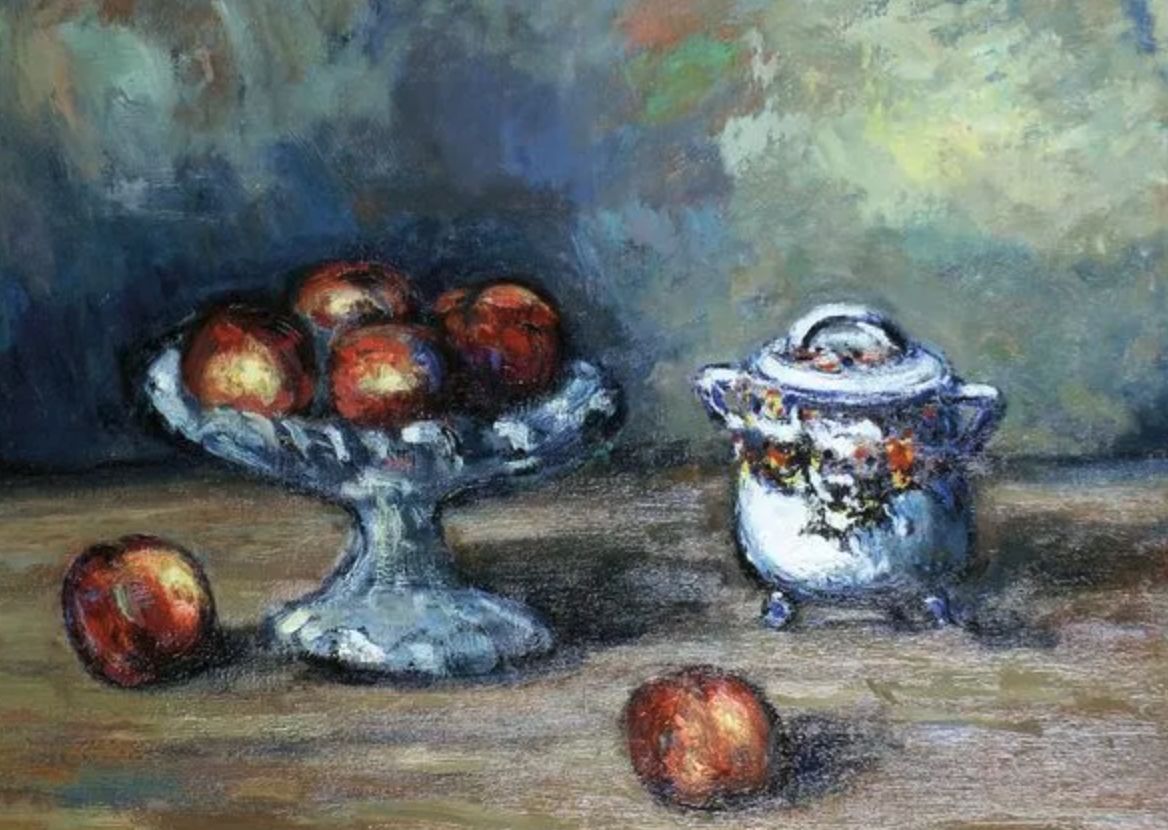 Maurice Louvrier, huile sur toile