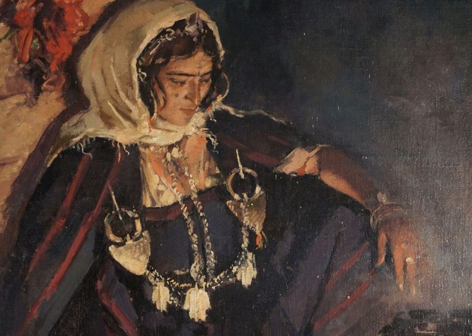 Max Moreau, huile sur toile