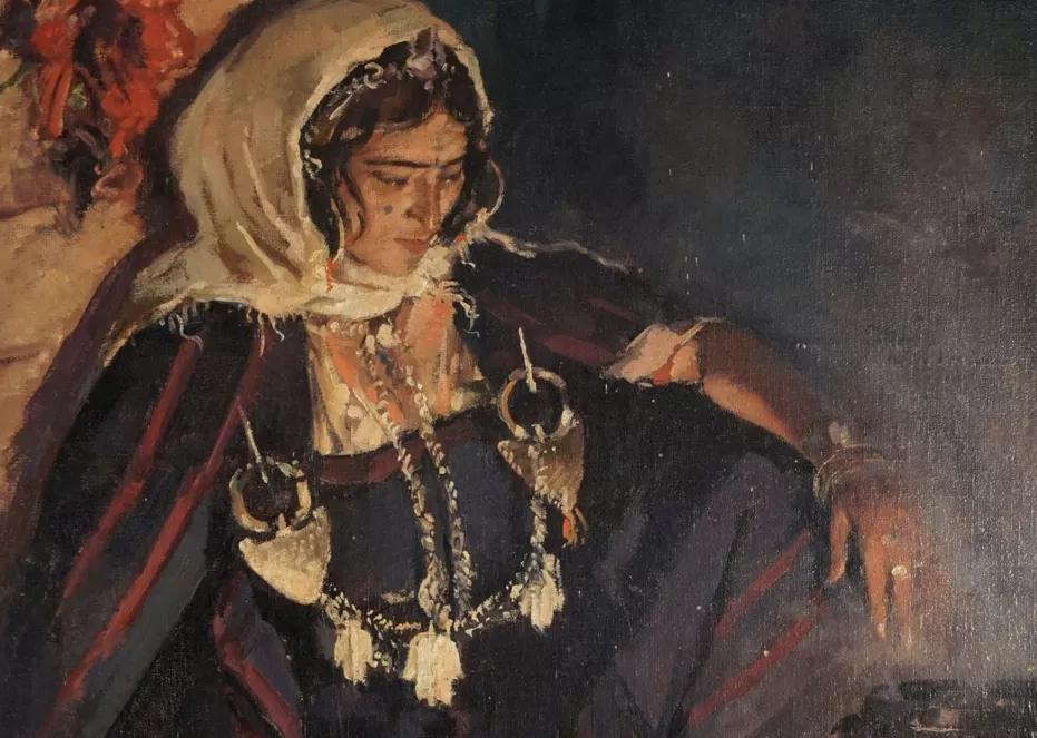 Max Moreau, huile sur toile