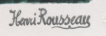 Signature de Henri Rousseau