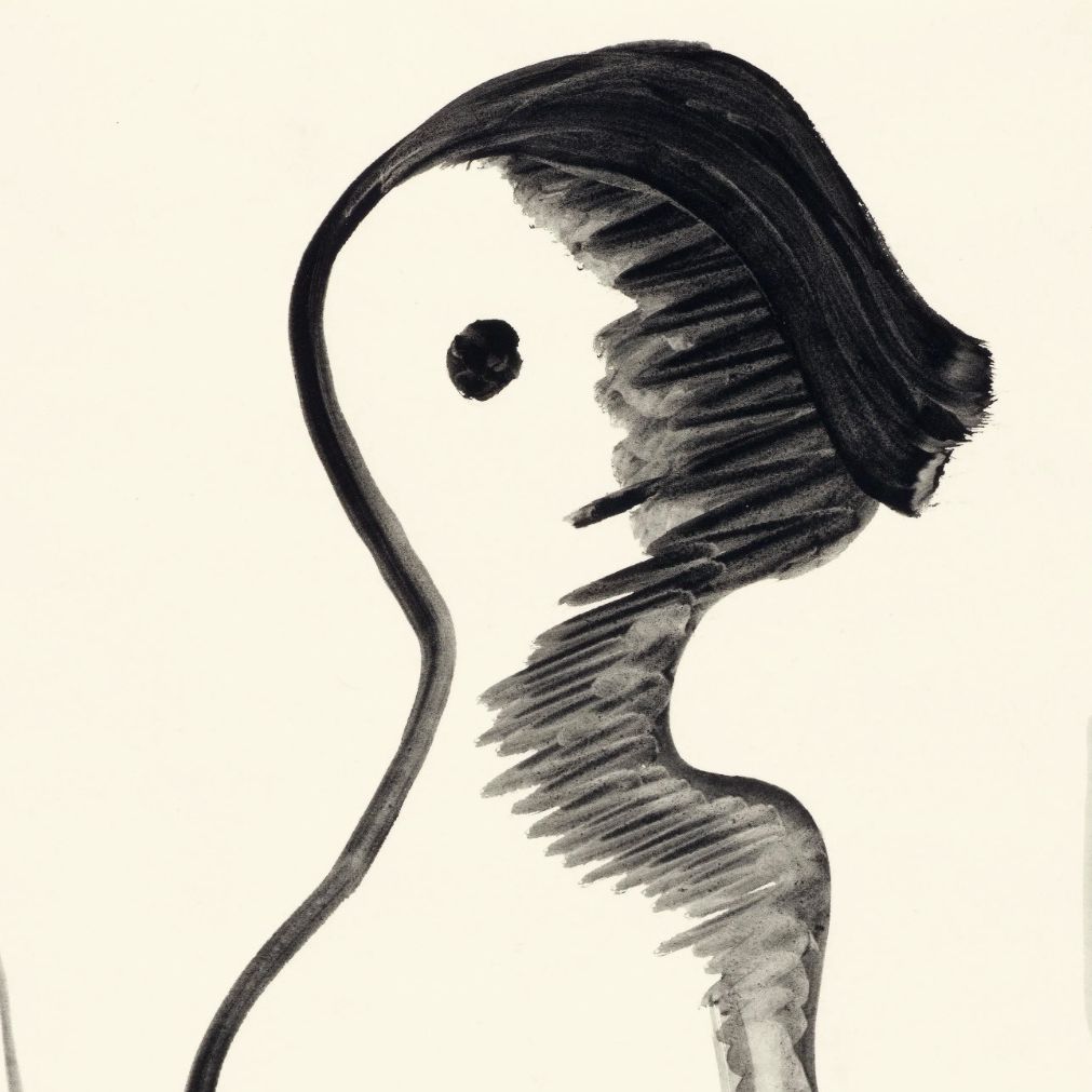 Silvia Bächli, dessin à l'encre