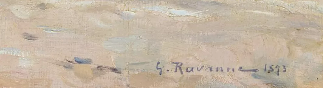 Signature de Léon Gustave Ravanne