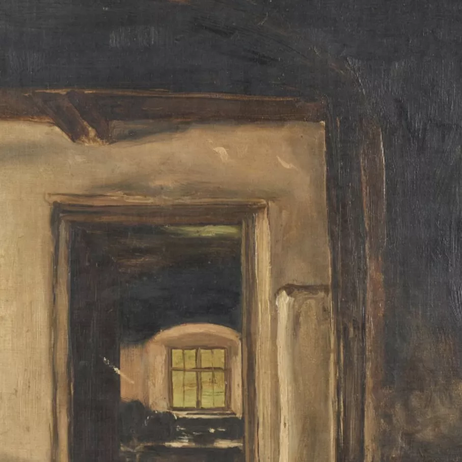 Nicolas Gysis, huile sur toile