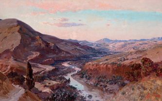 Maxime Noiré, huile sur toile