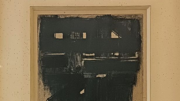 Pierre SOULAGES (1919-2022) Eau-forte III. Épreuve sur vélin