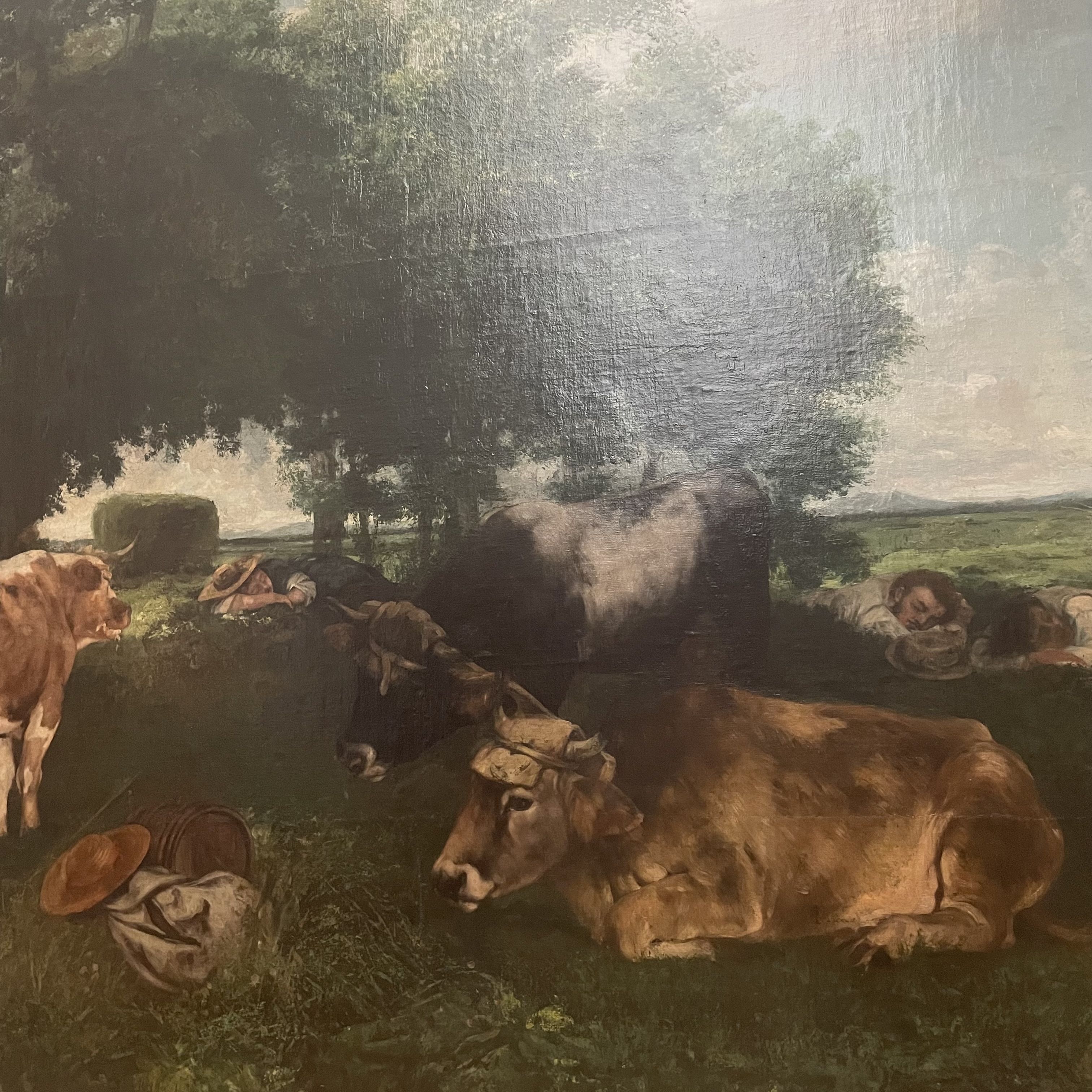 Gustave Courbet, huile sur toile