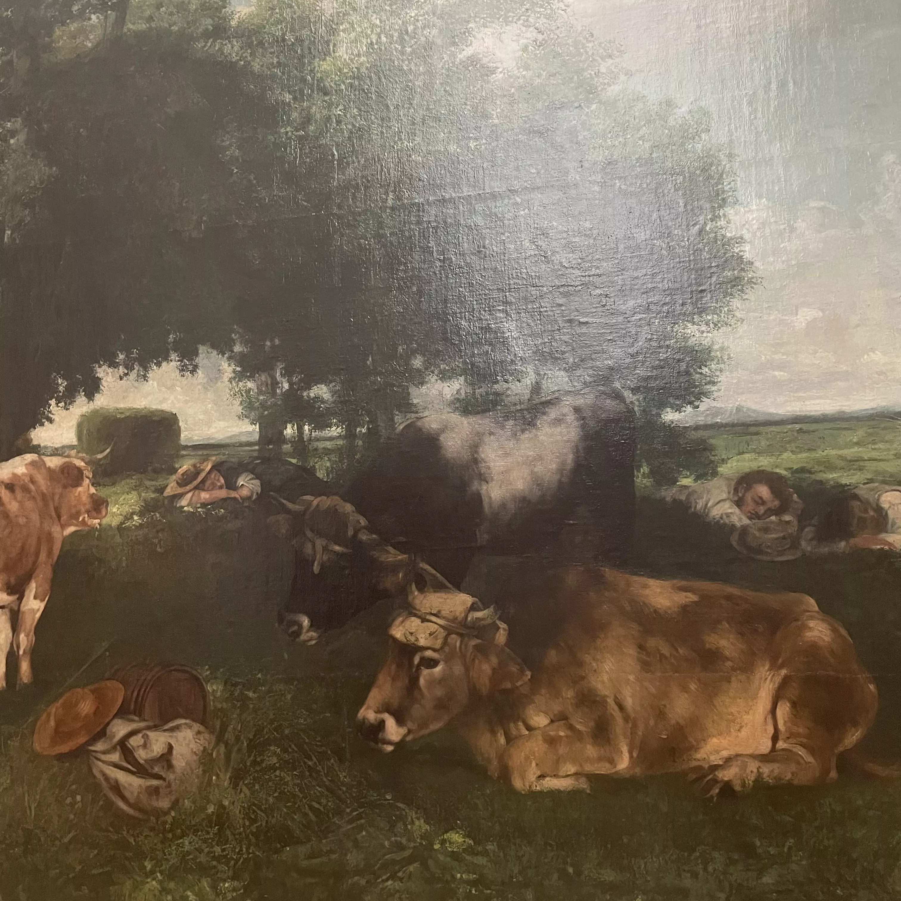 Gustave Courbet, huile sur toile