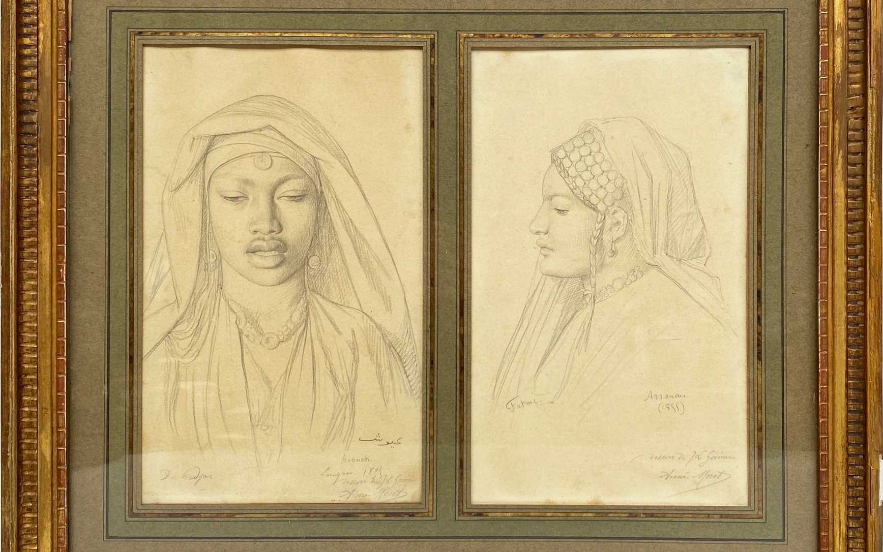 J.L. Gérôme, crayon sur papier