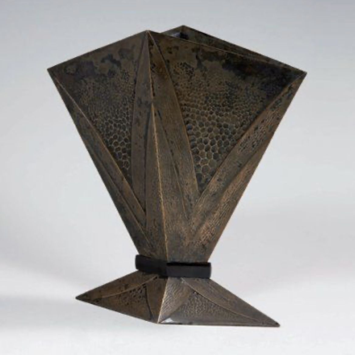 Albert Cheuret, vase en bronze
