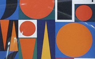 Auguste Herbin, huile sur toile