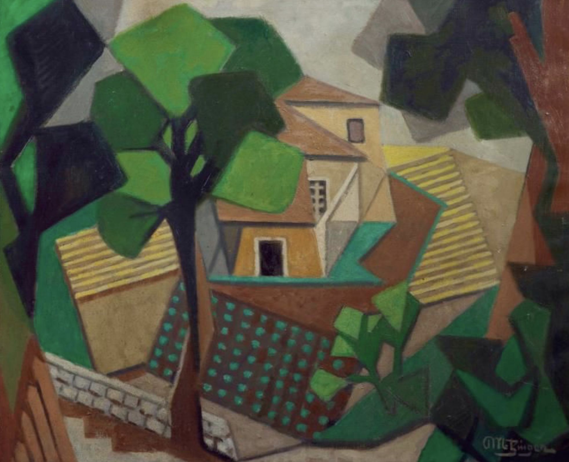 Jean Metzinger, huile sur toile