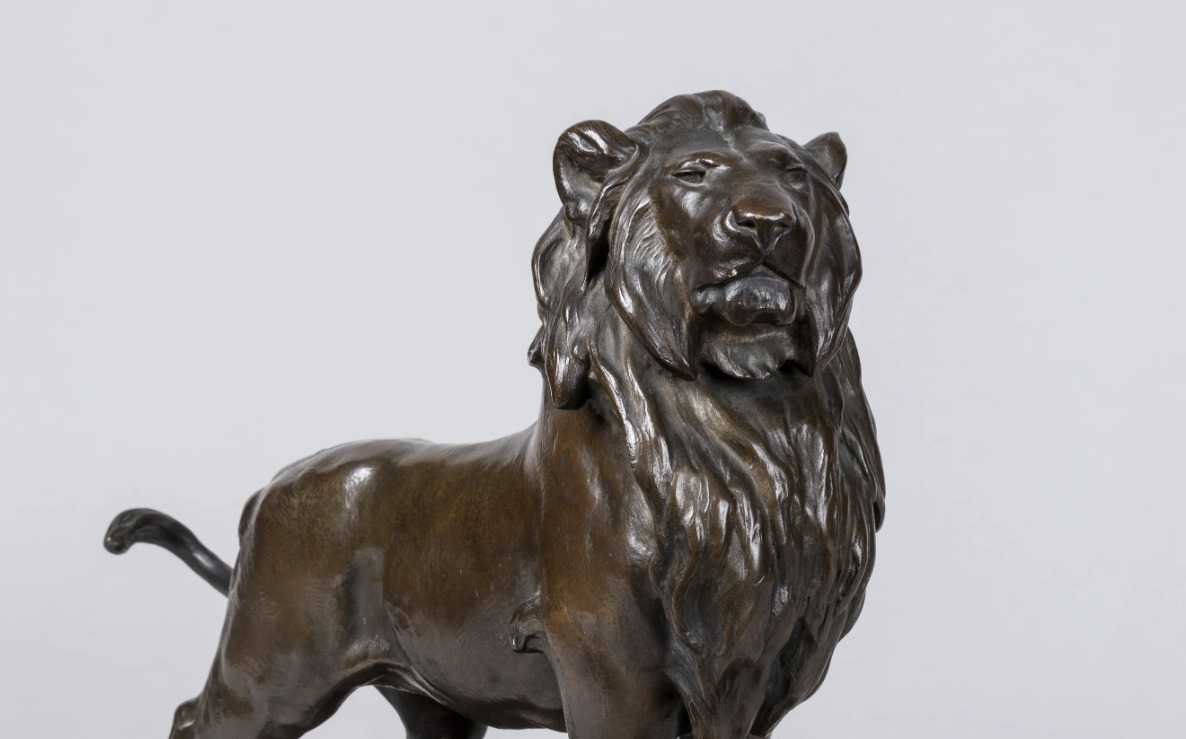 Auguste Cain, bronze à patine brune