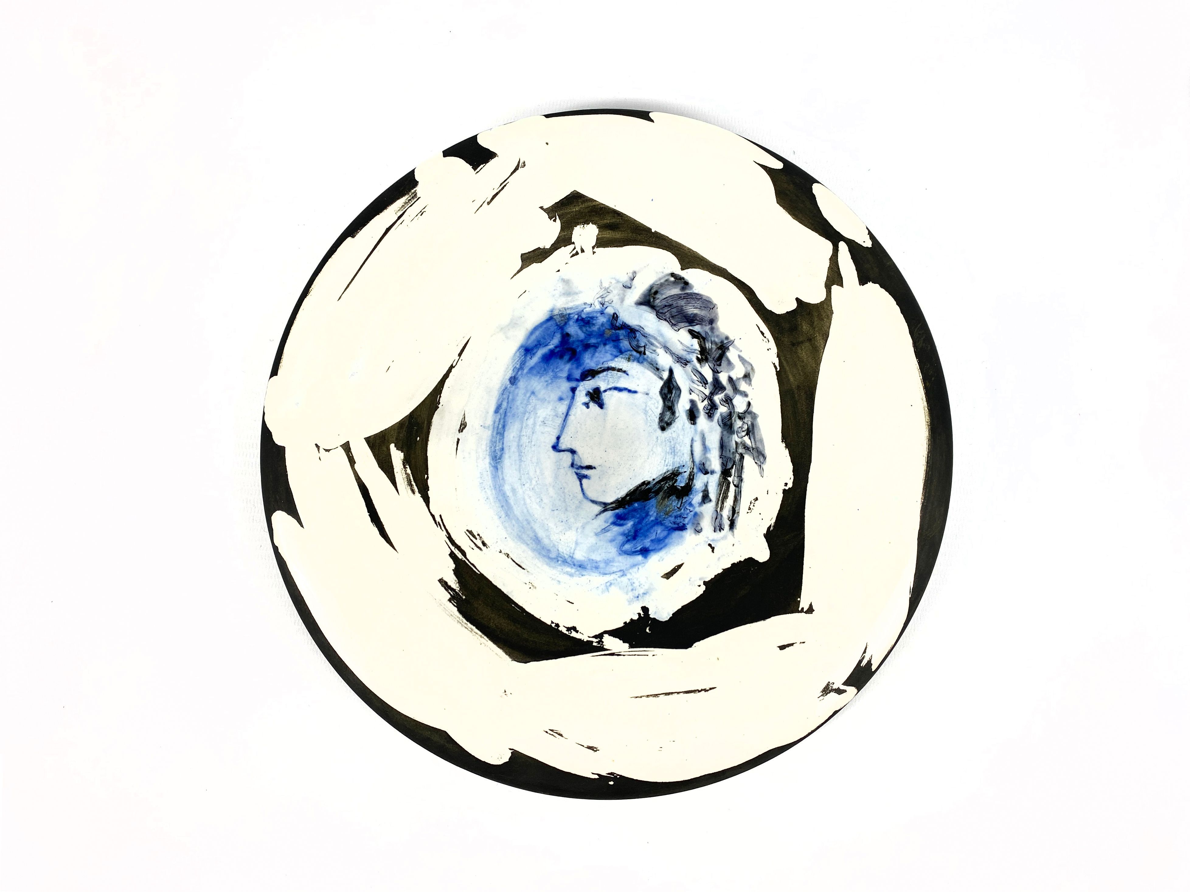 Picasso x Madoura, assiette en céramique