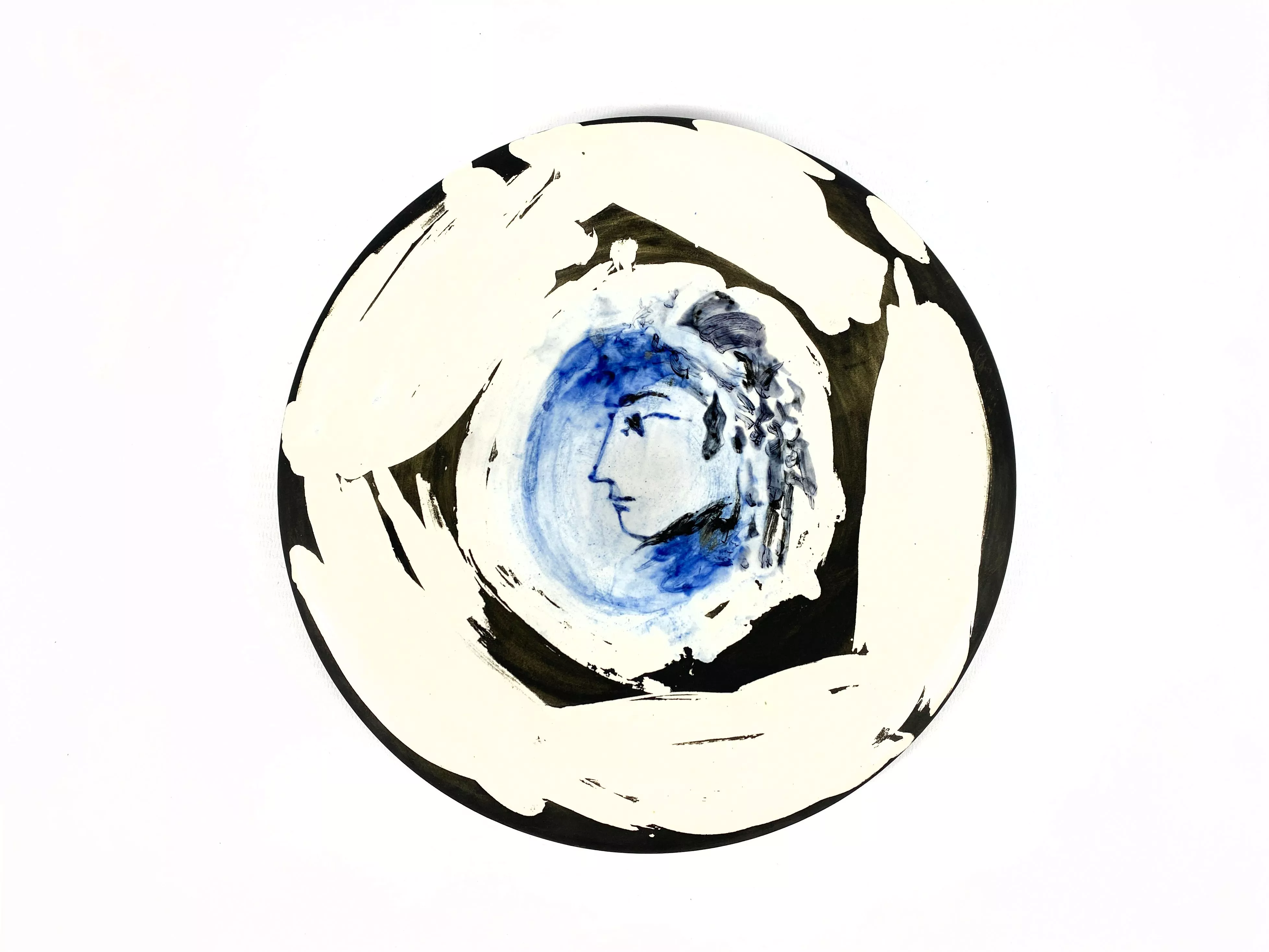 Picasso x Madoura, assiette en c&eacute;ramique