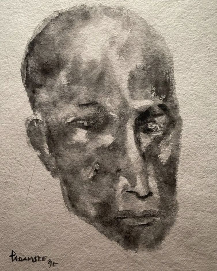 Akbar Padamsee, aquarelle