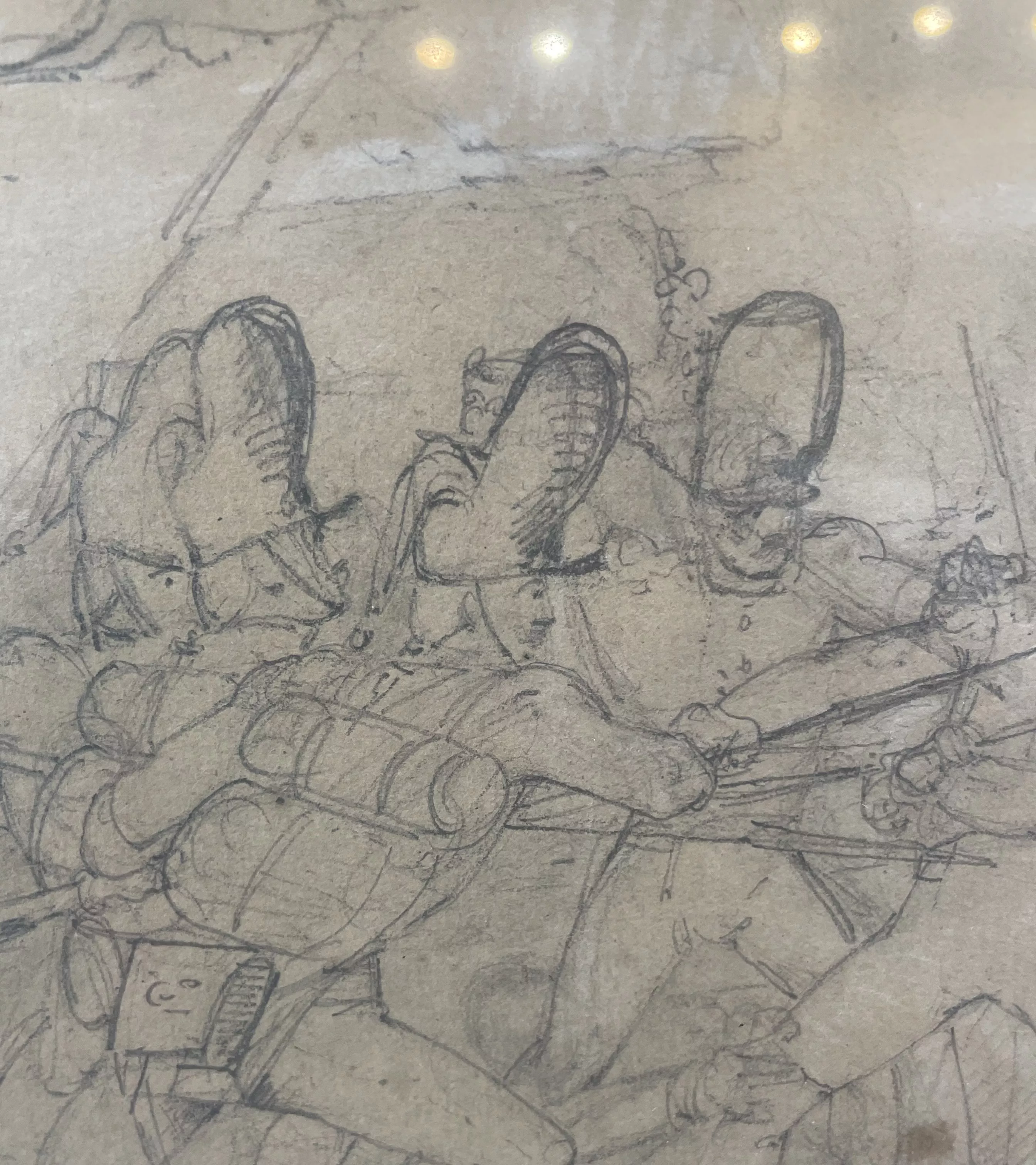 G&eacute;ricault, dessin, d&eacute;tail
