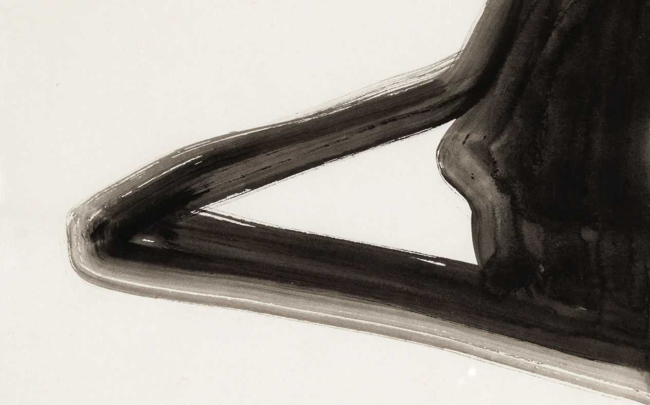 Silvia Bächli, dessin à l'encre