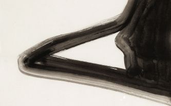 Silvia Bächli, dessin à l'encre