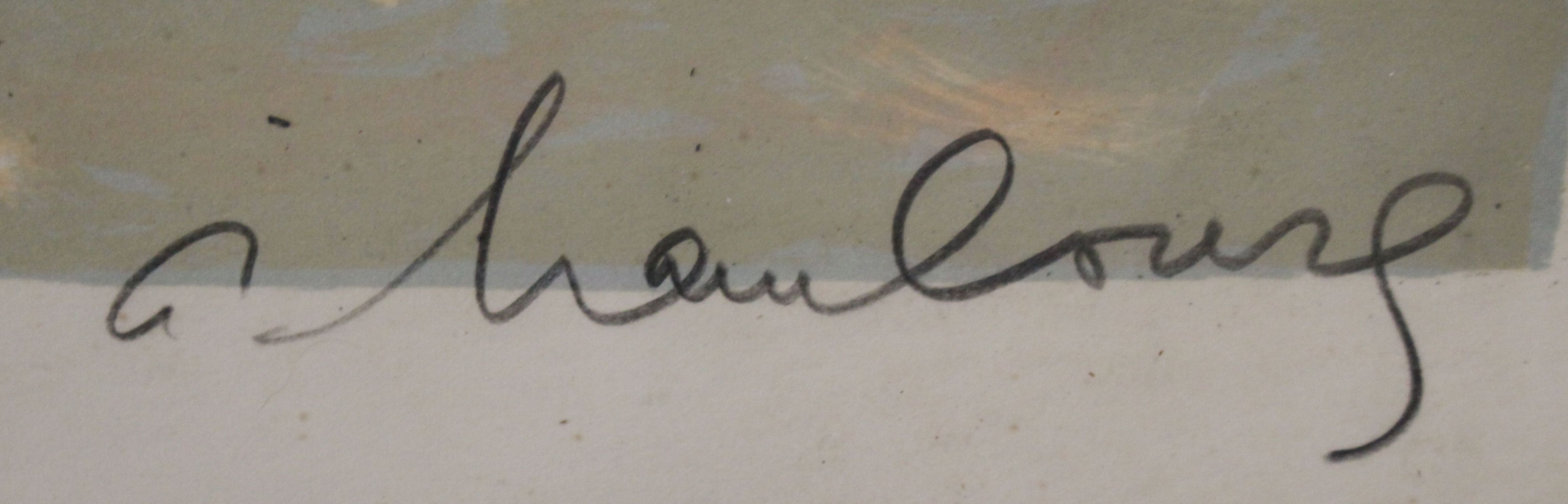 Signature de André Hambourg