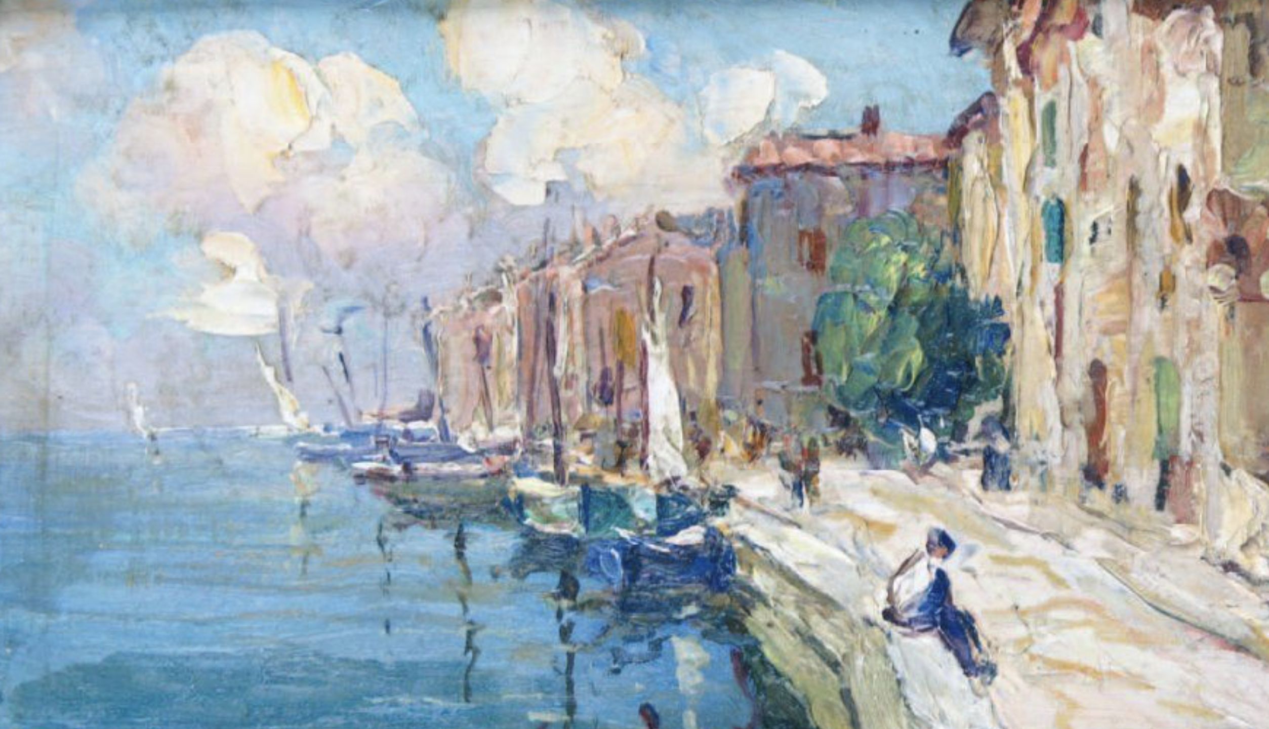 Lapchine, huile sur toile