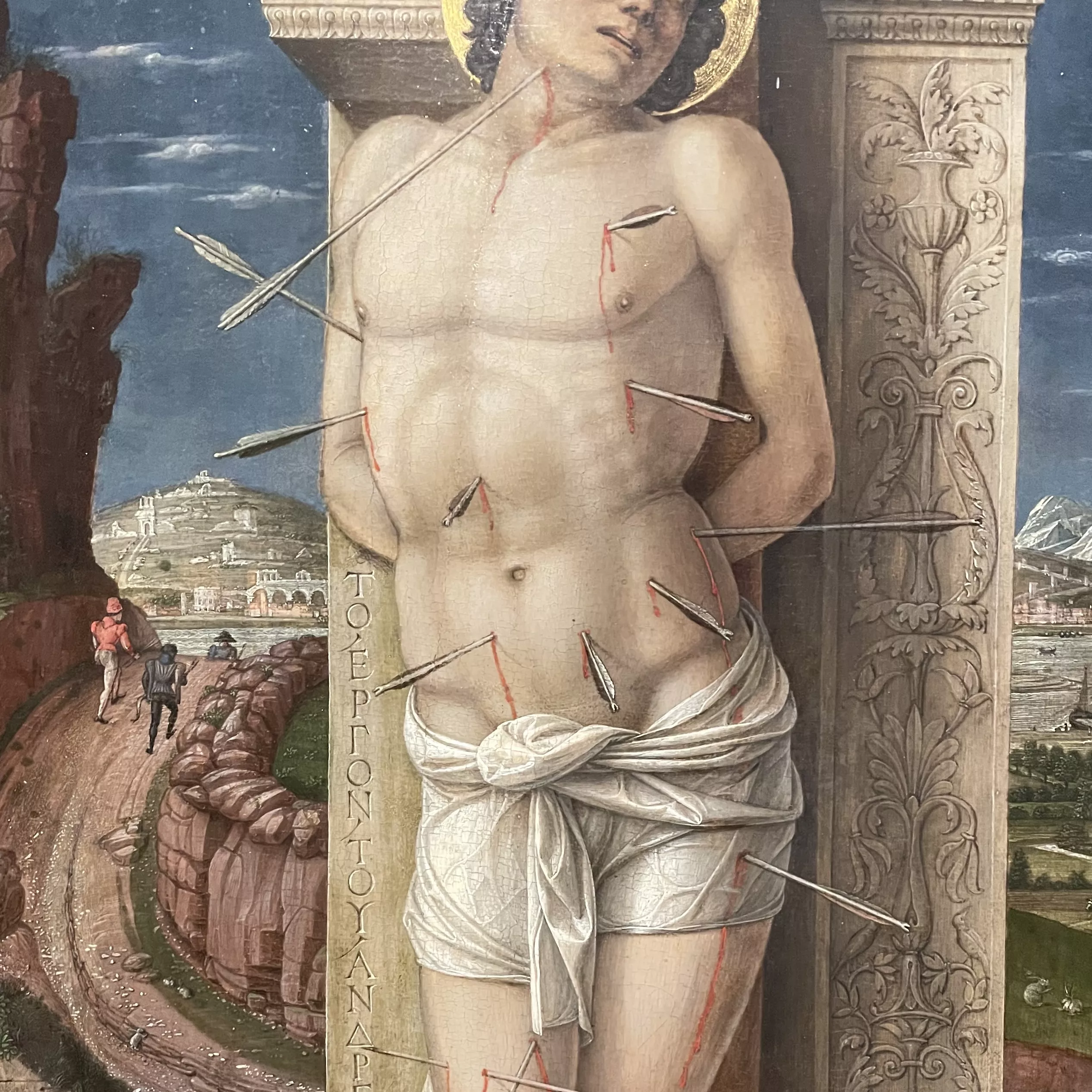 Mantegna, Martyre de Saint S&eacute;bastien