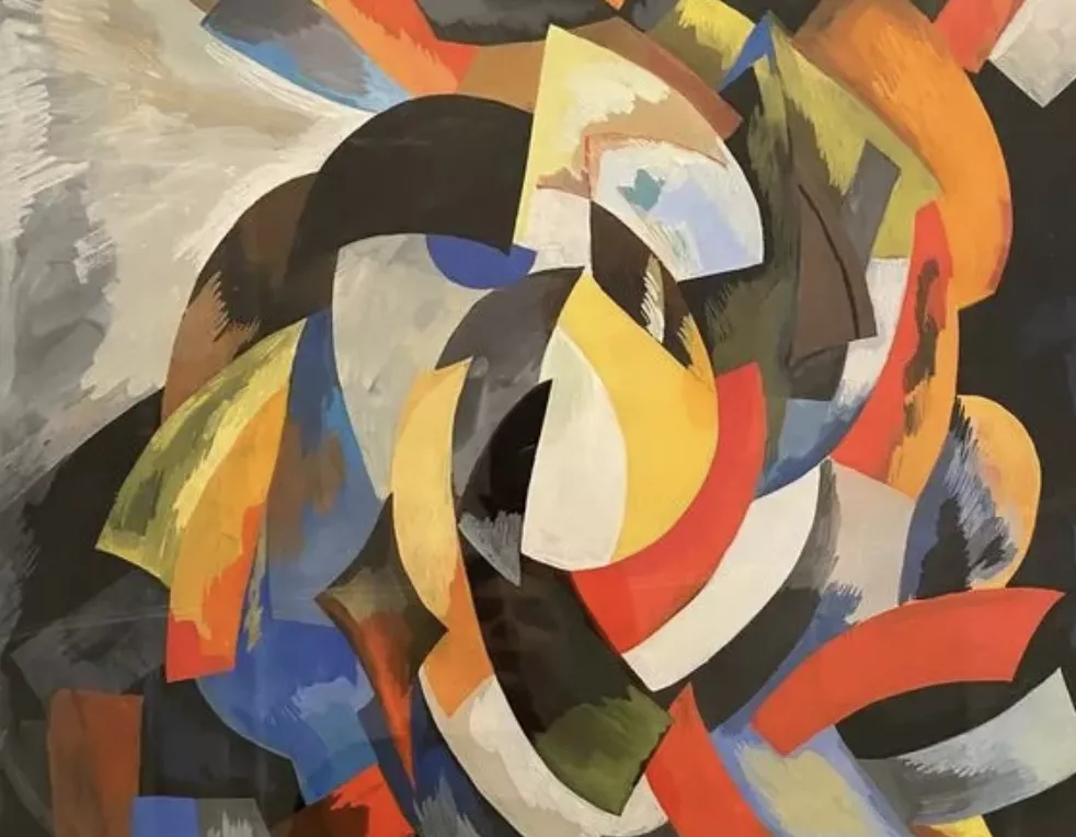 Alexandra Exter, huile sur toile