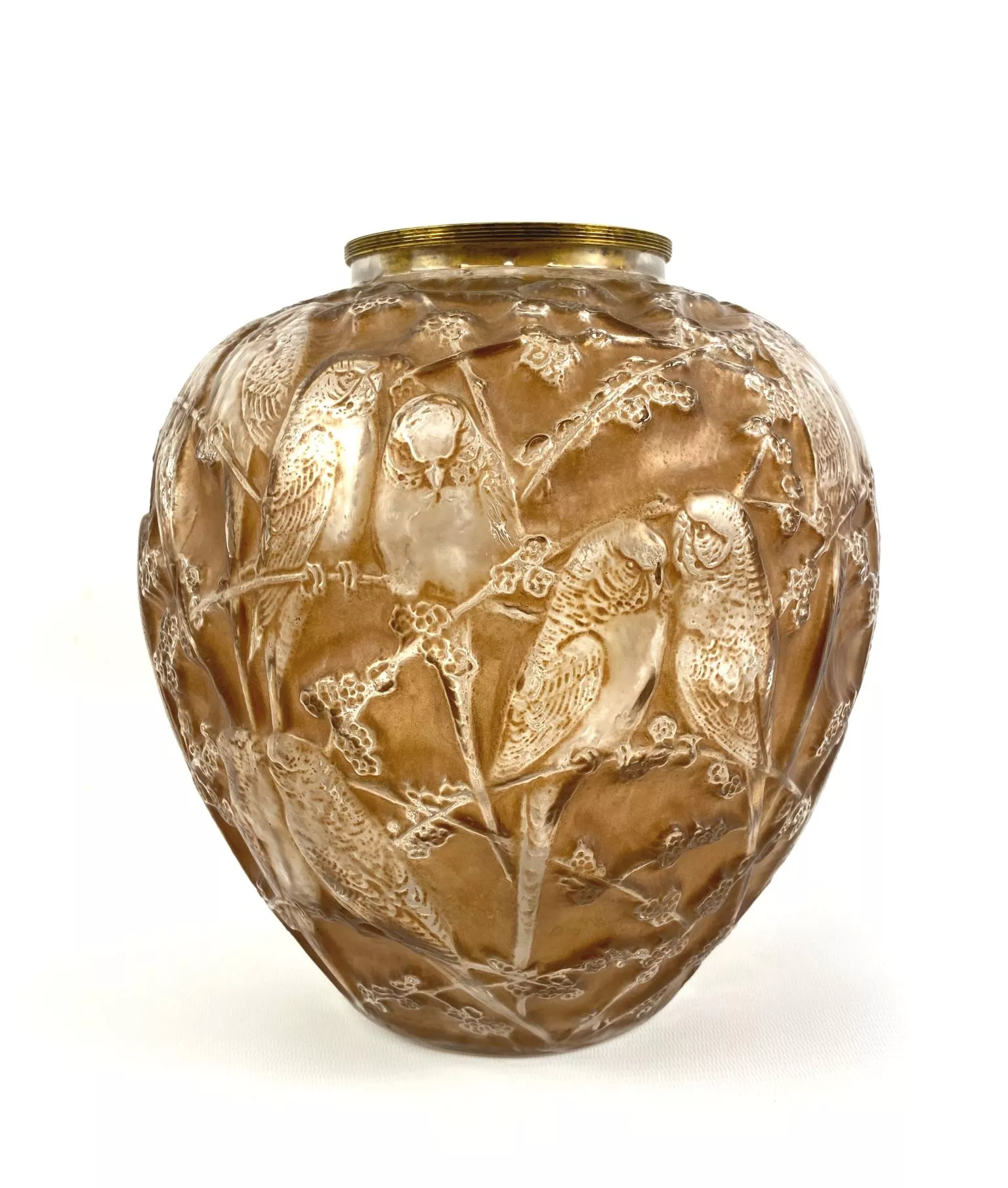 Lalique, vase en verre