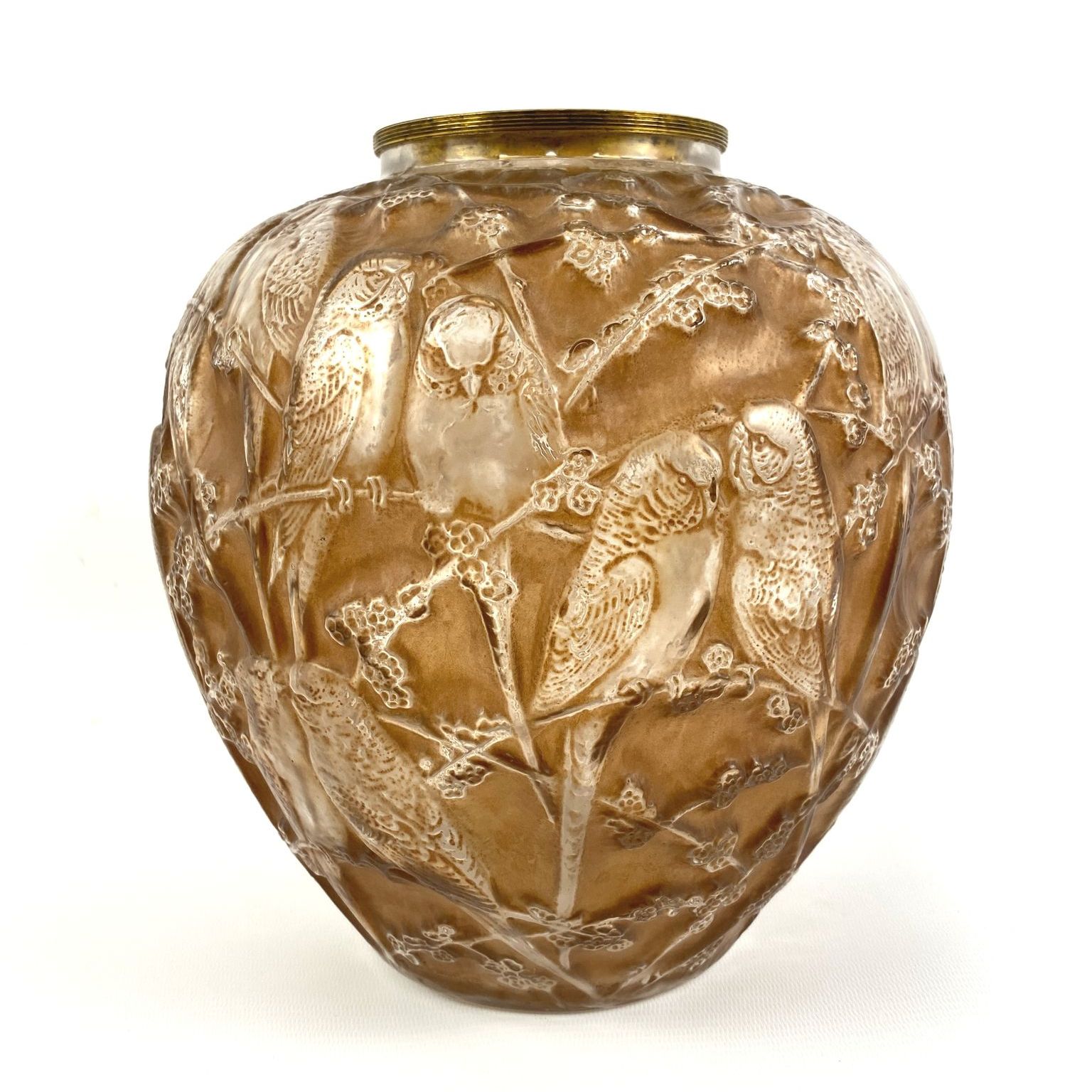 Lalique, vase en verre