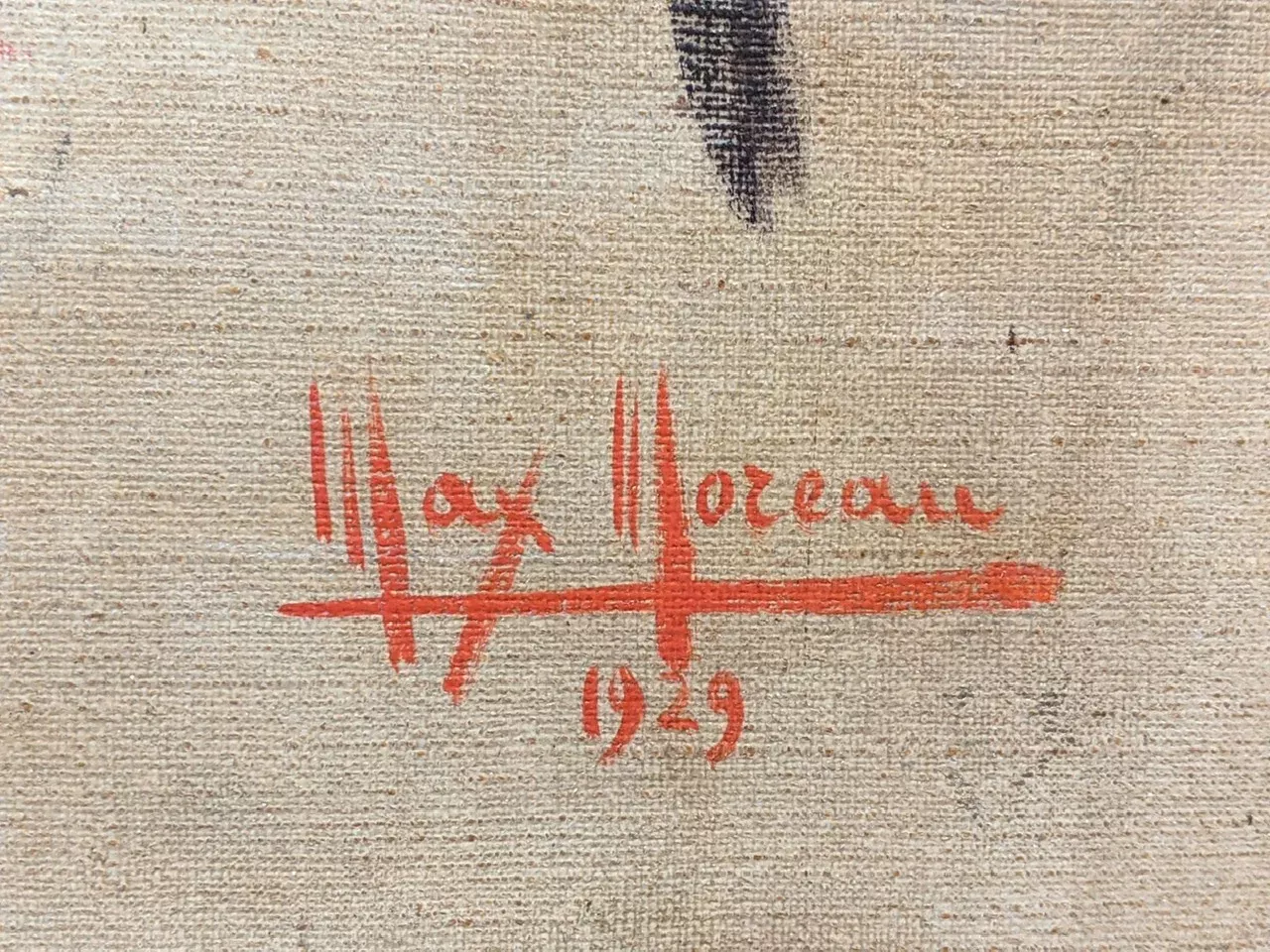 Signature de Max Moreau