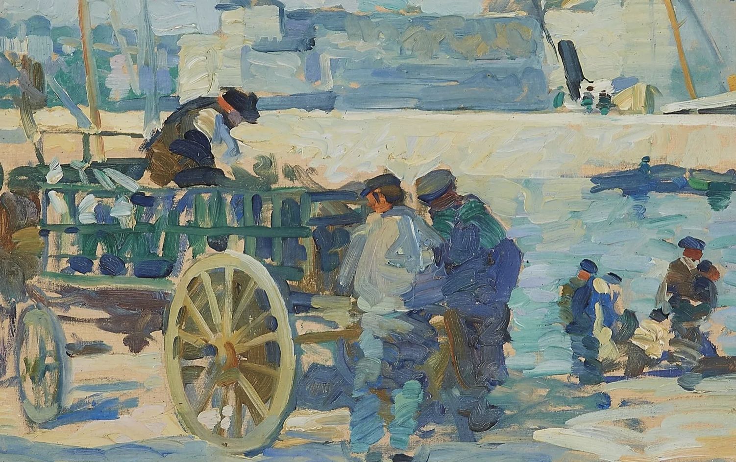 Sydney Thompson, huile sur toile