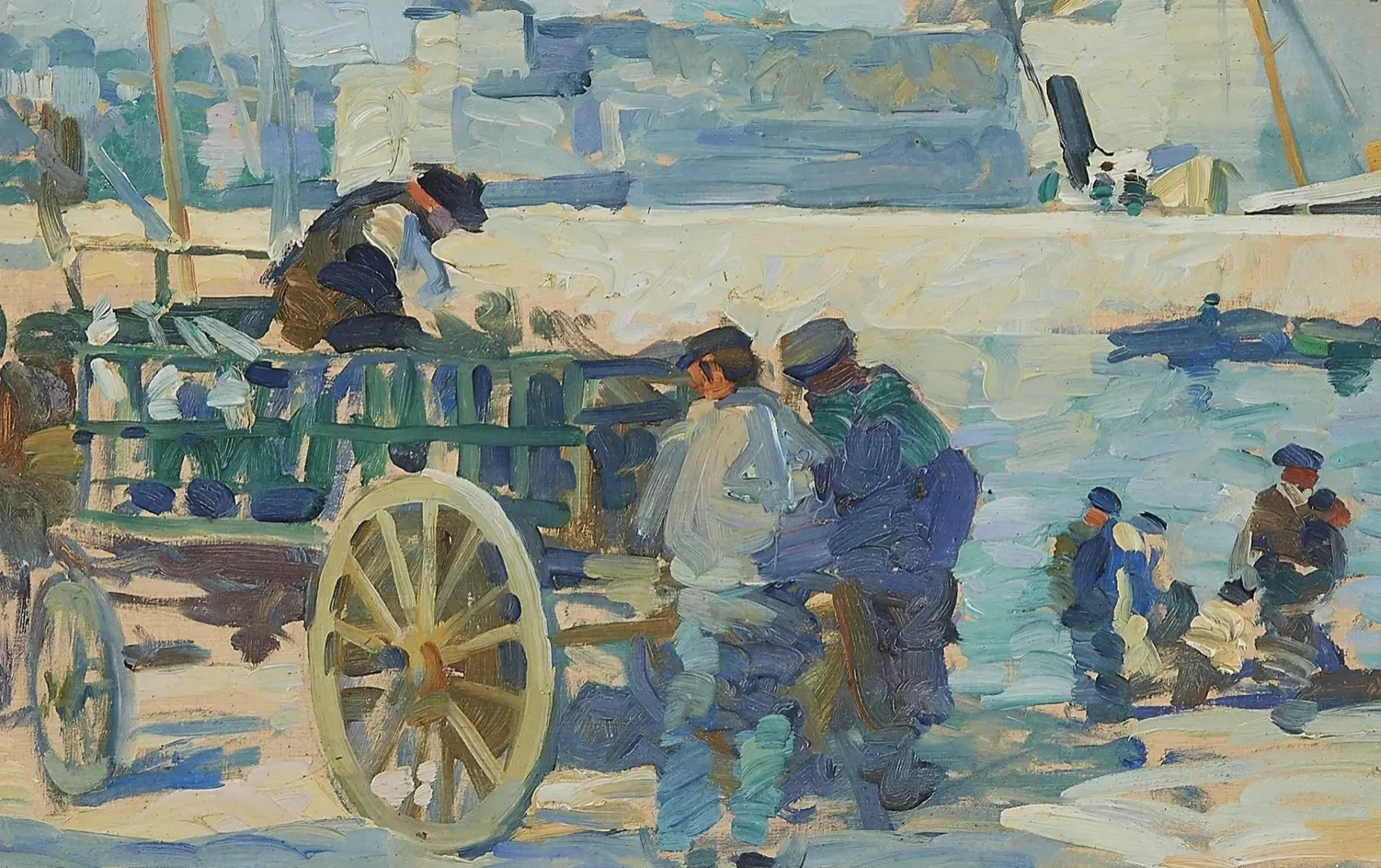 Sydney Thompson, huile sur toile