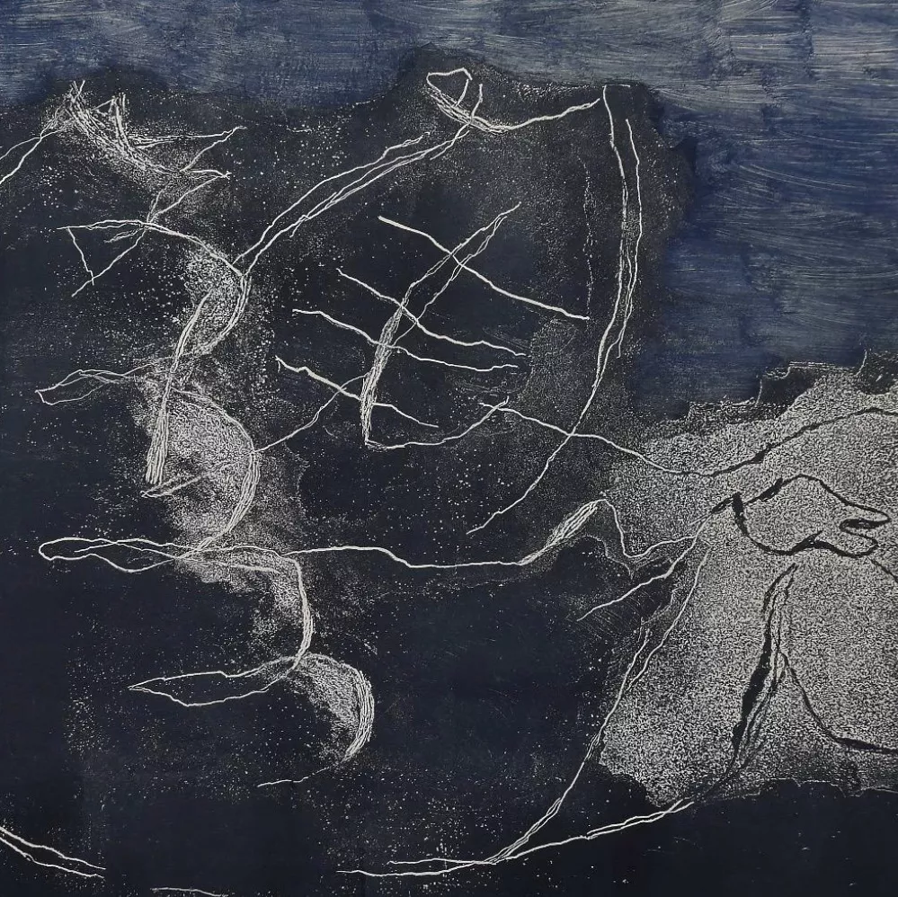 Jean Fautrier, techniques mixtes sur papier