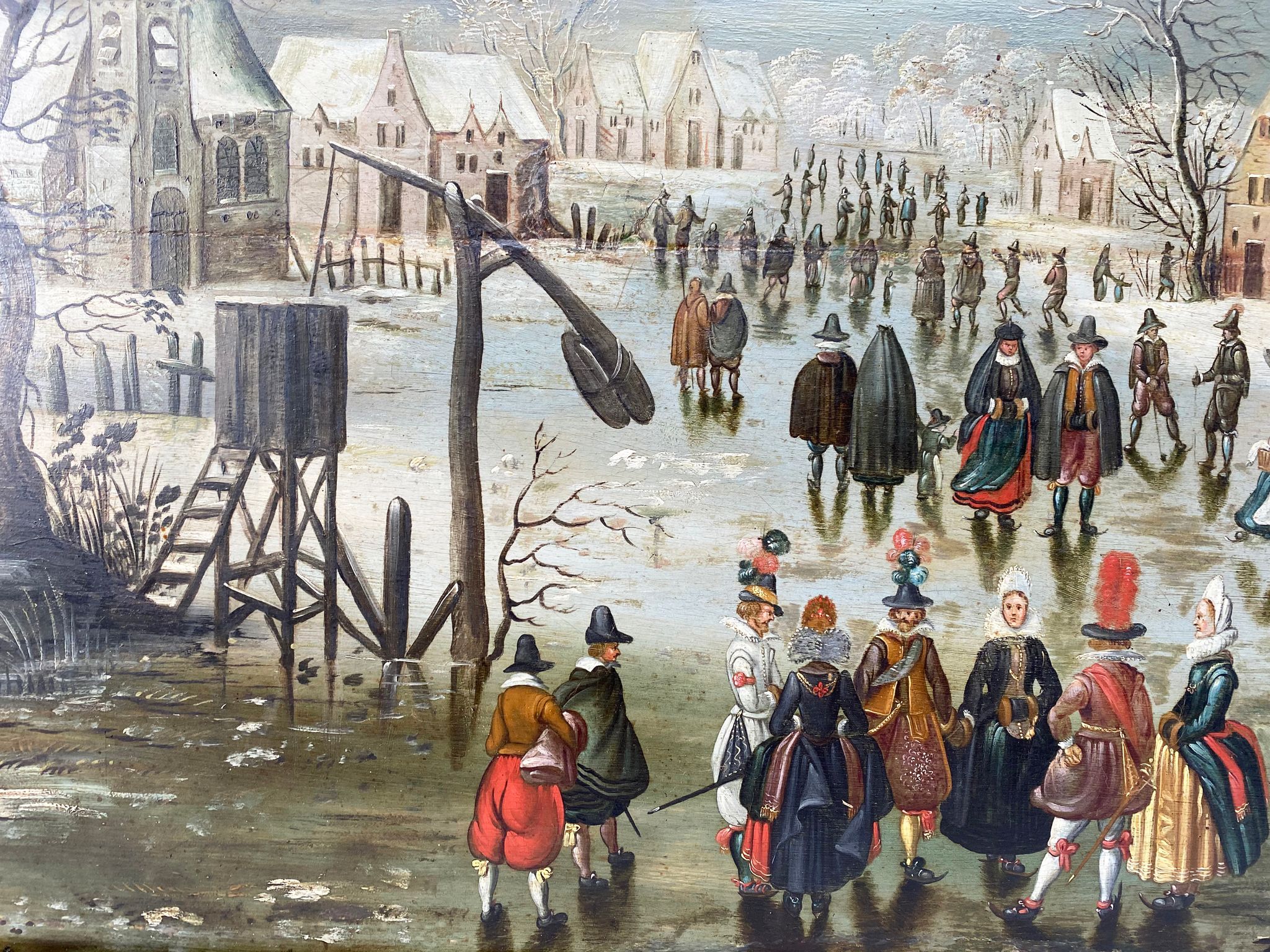 Dans le goût d'Adam van Breen, huile sur toile