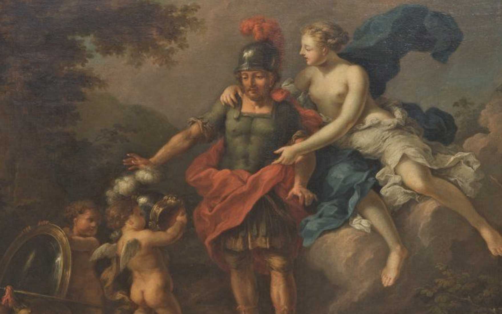 Antoine Coypel, huile sur toile