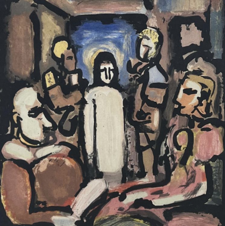 Georges Rouault, huile sur toile