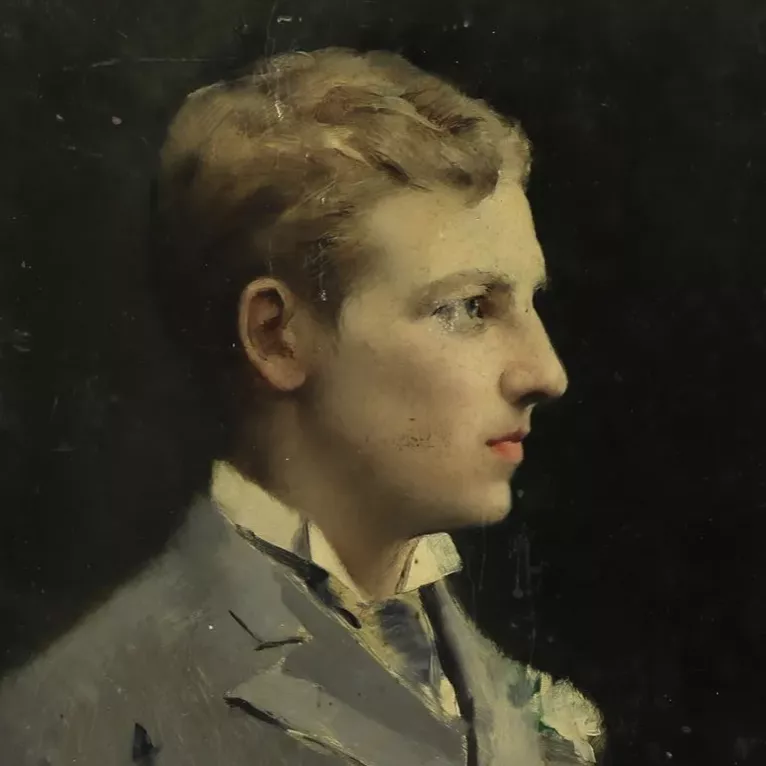 Louise Abbéma, huile sur toile