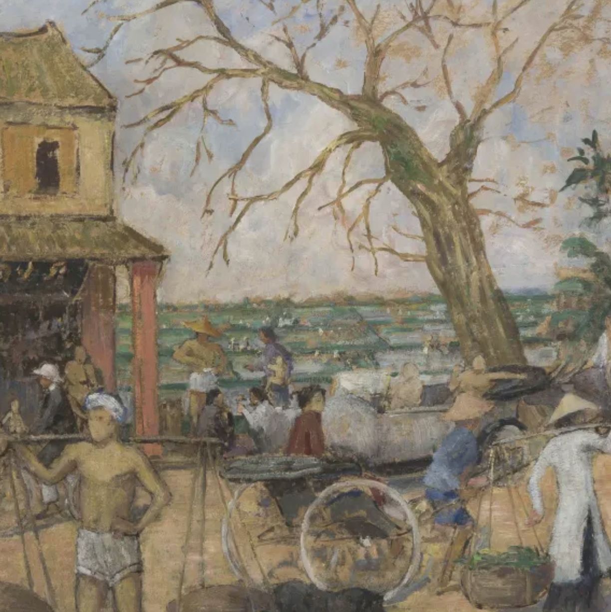 Henry Émile Vollet, huile sur carton