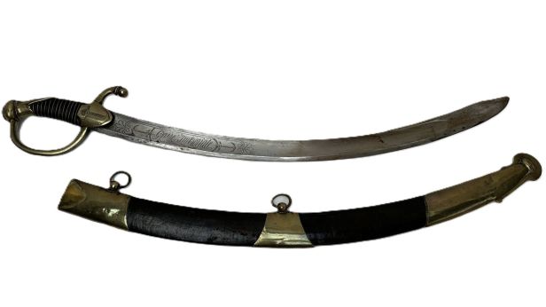 Sabre des marins de la Garde. Monture en bronze.
