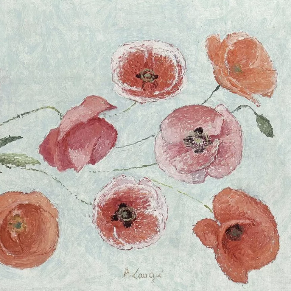 Achille Laug&eacute;, huile sur toile