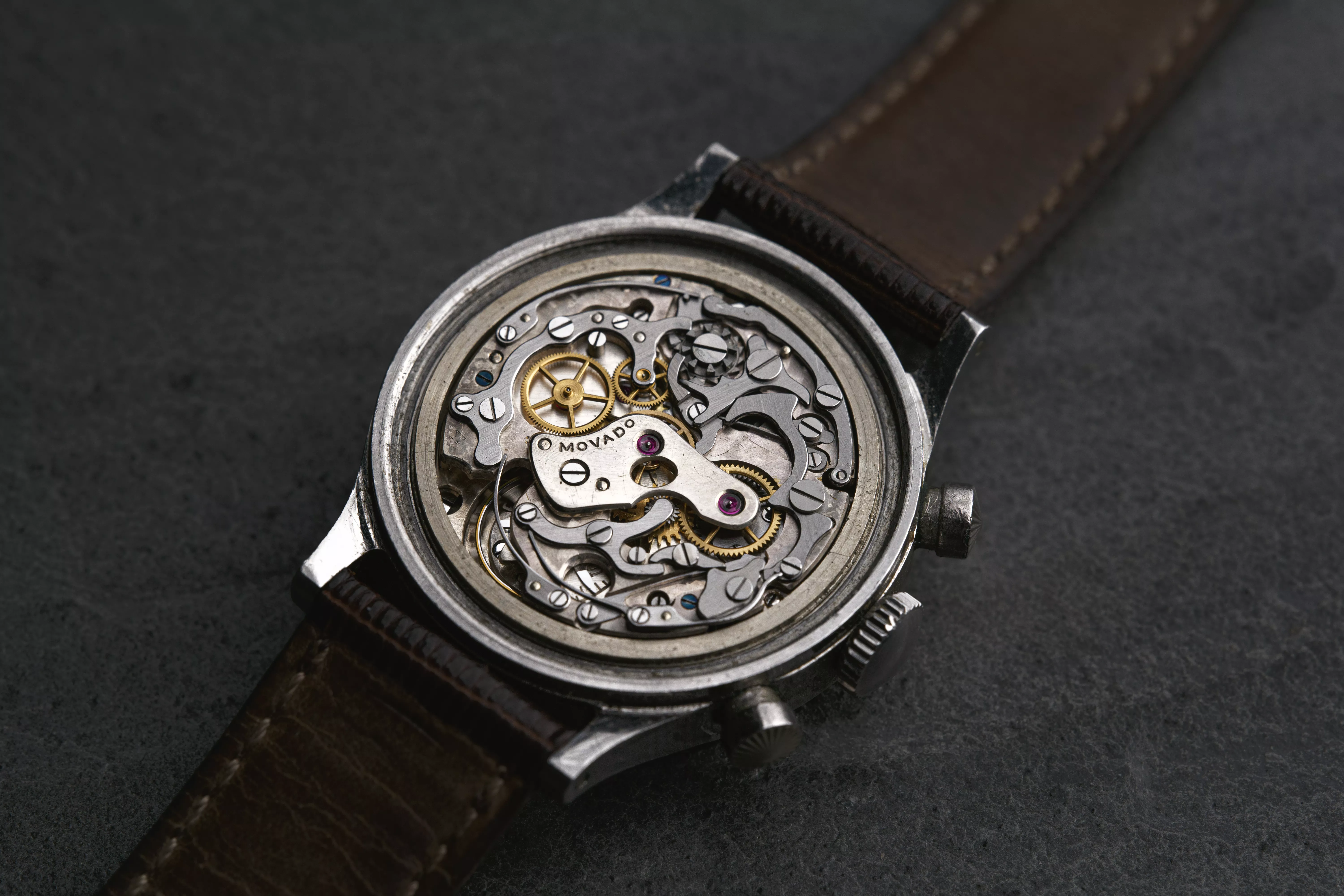Int&eacute;rieur la Movado chronographe 19008