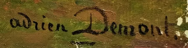 Signature de Adrien Demont