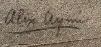 Signature de Alix Aym&eacute;