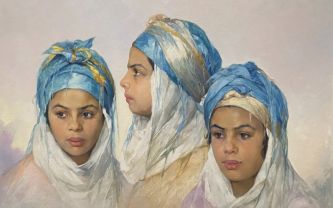 Emile Deckers, huile sur toile